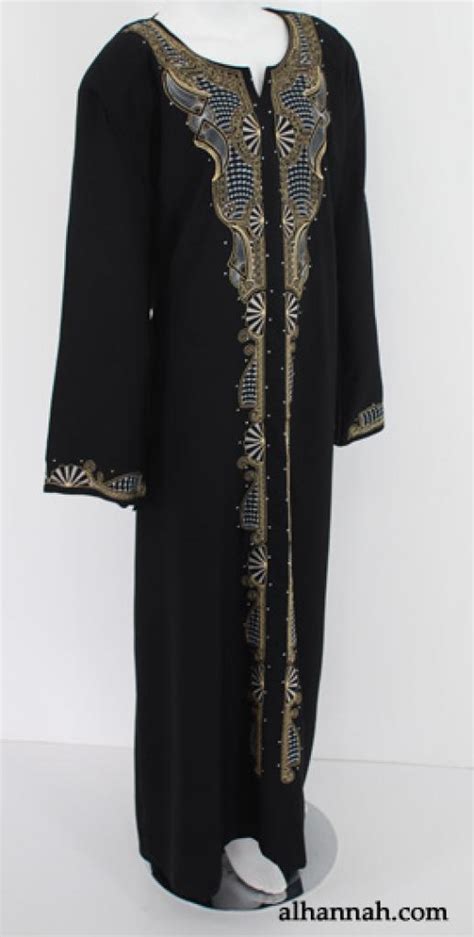 Traditional Embroidered Egyptian Abaya Ab524 Alhannah Islamic Clothing
