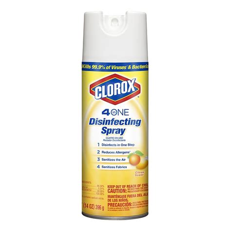 Clorox 4 In 1 Disinfectant Spray Citrus Walgreens