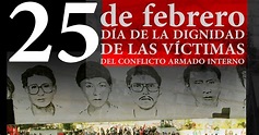 25 de febrero: Día de la Dignidad de las Víctimas.