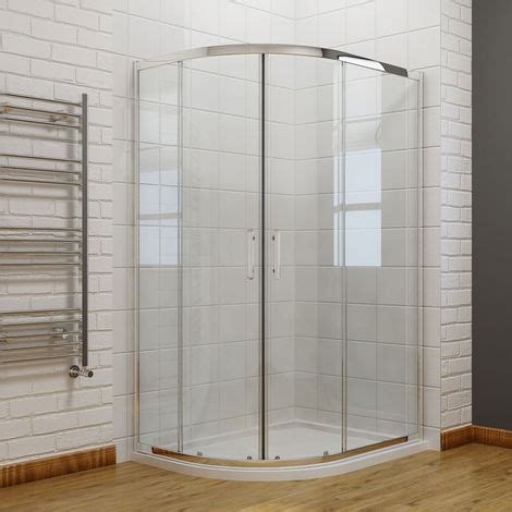 ELEGANT 900 X 800 Mm Quadrant Shower Cubicle Enclosure Sliding Door