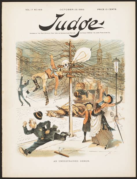 Anti Electricity Cartoon From 1889 Perfectly Depicts Todays Fears