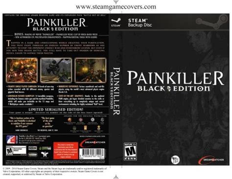 Steam Game Covers Painkiller Black Edition Box Art