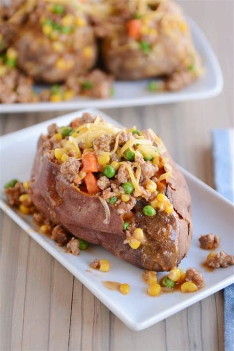 Get one delicious, healthy potato recipe delivered to you each week. Shepherd's Pie Baked Potatoes | Mel's Kitchen Cafe
