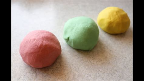 Easy No Cook No Bake Homemade Playdough Youtube