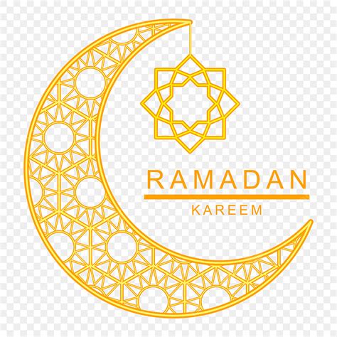 Simbol Islam Ramadhan Bulan Sabit Dengan Pola Arab Ramadan Islam