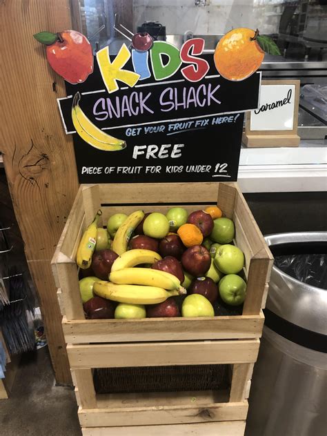 How long does the average person spend in a food store? Free fruit for kids at a grocery store near me ...