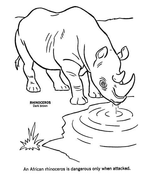 African Animals Coloring Pages Wild Animal Coloring Pages African