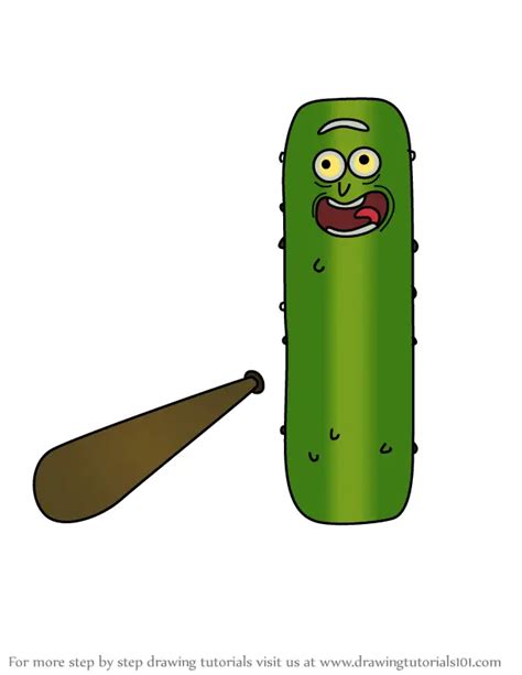 Learn How To Draw Pickle Rick From Piggy Piggy Step By Step Drawing