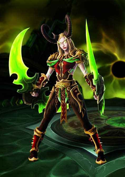 Artstation Demon Hunter Blood Elf Silent Hsu World Of Warcraft Characters Blood Elf Demon