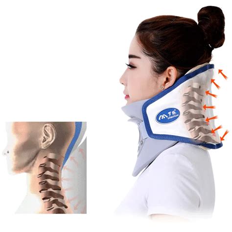 Inflatable Cervical Traction Support Fixed Adult Neck Head Posture Corrector Collar Neck Brace