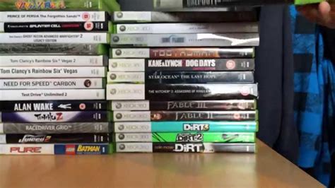My Xbox360 Game Collection Huge Collection Youtube