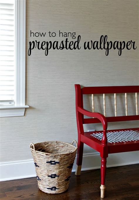 How To Hang Pre Pasted Wallpaper Prepasted Wallpaper How To Hang