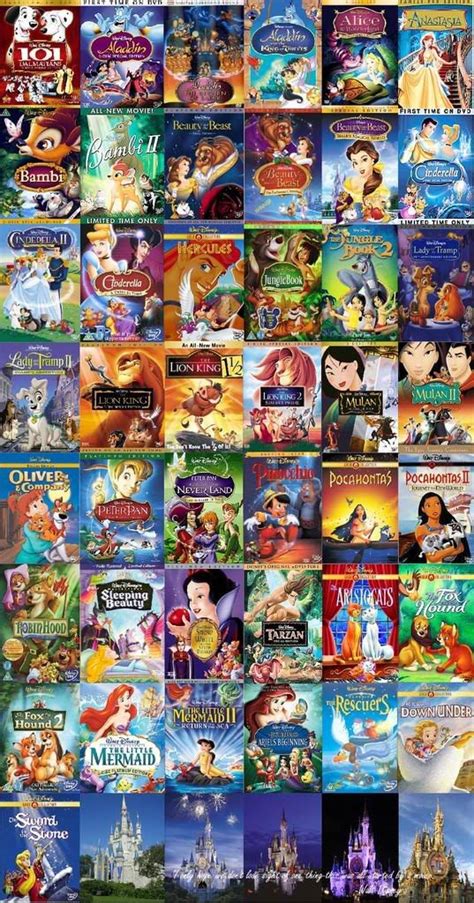 36 Best Images Classic Disney Movies List In Order List Of Disney