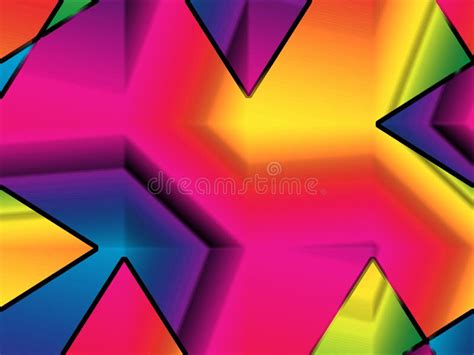 Colorful Bright Patterned Background Stock Illustration Illustration