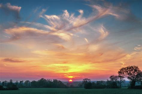 Dunsten Sunset Photograph By Framing Places Fine Art America