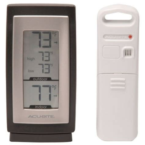 Acurite 00831a2 Digital Thermometer With Indoor Outdoor Temperature