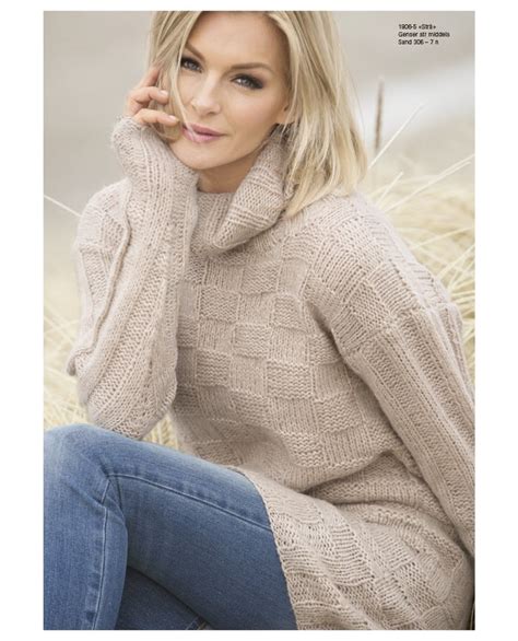Genseren er laget i mykt alpakkagarn, alpaca bris. Viking 1806 Kathrine Sørland Dame Alpaca Bris katalog ...