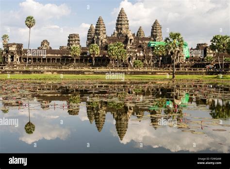 Angkor Wat Unesco World Heritage Site Cambodia South East Asia Stock