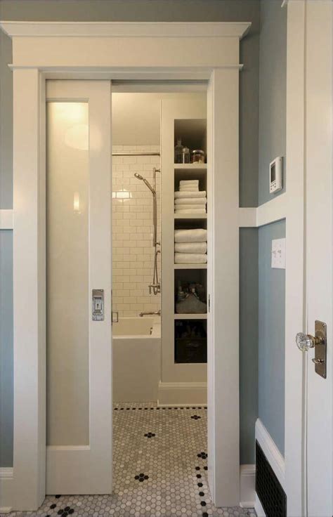 Pocket Doors For Small Bathrooms There Are Different Shower And
