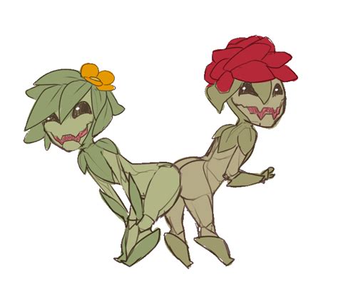 Rule 34 Ambiguous Gender Animated Flora Fauna Floran Rubbing Butts