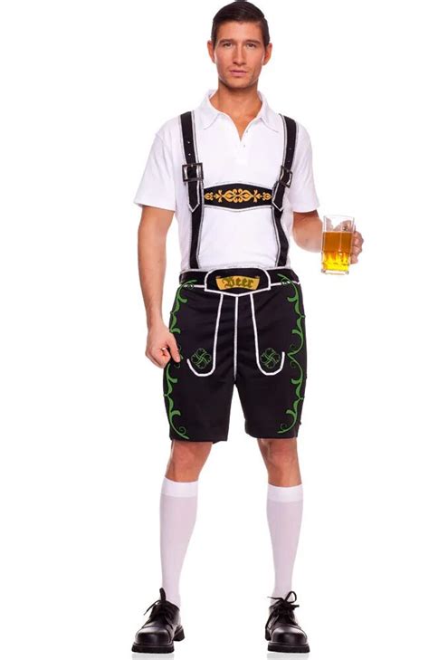 Adult Men S Oktoberfest Costumes Traditional German Bavarian Beer Male Cosplay Halloween