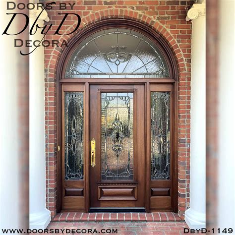 Glass Front Door With Sidelights Glass Designs