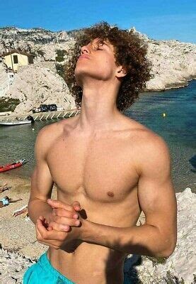 Shirtless Male Blond Curly Shaggy Haired Lean Body Swimmer Hunk Photo The Best Porn Website