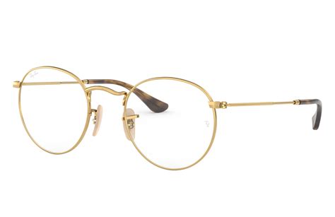 Round Metal Optics Eyeglasses With Gold Frame Rb3447v Ray Ban® Dk