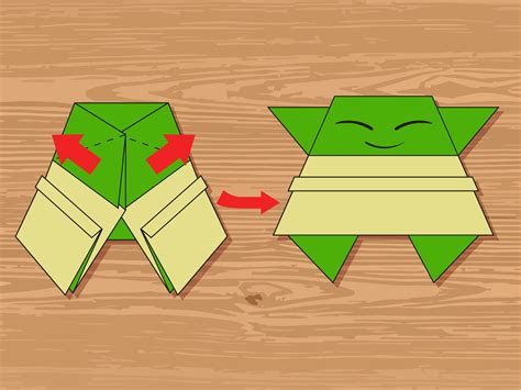 Easy Origami Yoda Finger Puppet Instructions All In Here