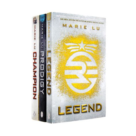 Marie Lu The Legend Trilogy 3 Books Collection Set Legend Prodigy Cham