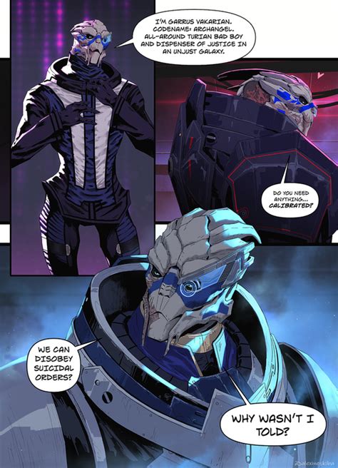 Garrus Vakarian Fanart By Aleksandra Skiba Masseffect Mass Effect Comic Mass Effect Garrus