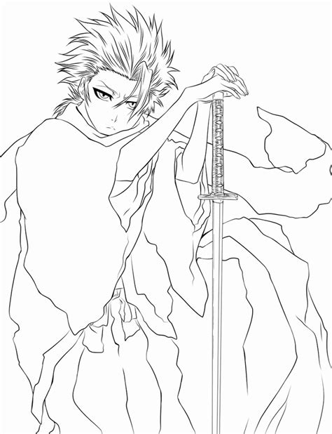 Bleach Anime Coloring Pages At Getdrawings Free Download