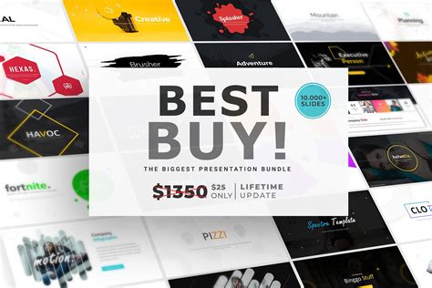 Best Buy Presentation Bundle V10 Creative Powerpoint Templates