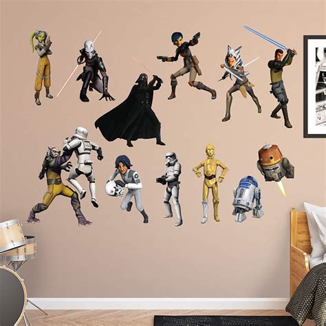 Star Wars Rebels Characters Collection Wall Decal Shop Fathead® For Star Wars Cartoons Decor