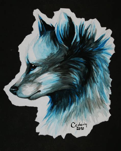 Ice Wolf By Cederin On Deviantart