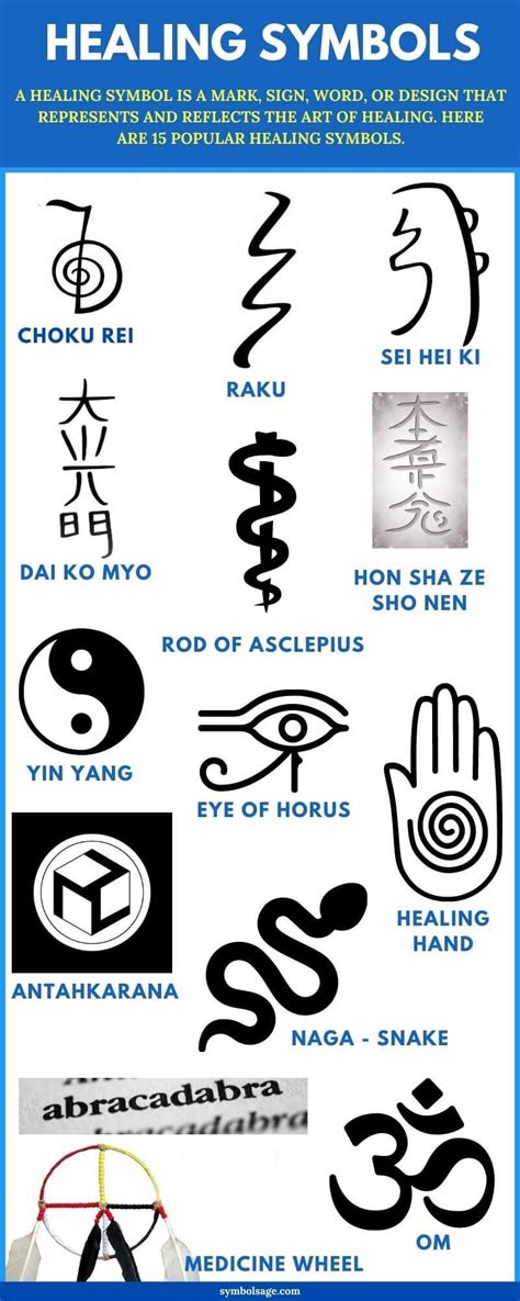 Healing Symbols And Their Meanings Healing Symbols Symbols And