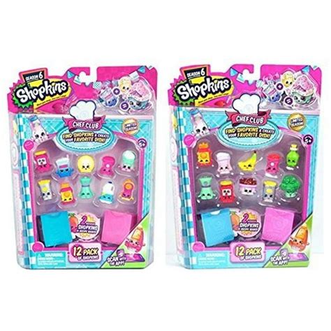 Shopkins Chef Club 12 Pack Set Of Two Different 12 Packs Walmart