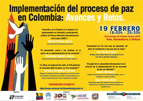 ImplementaciÓn Del Proceso De Paz En Colombia