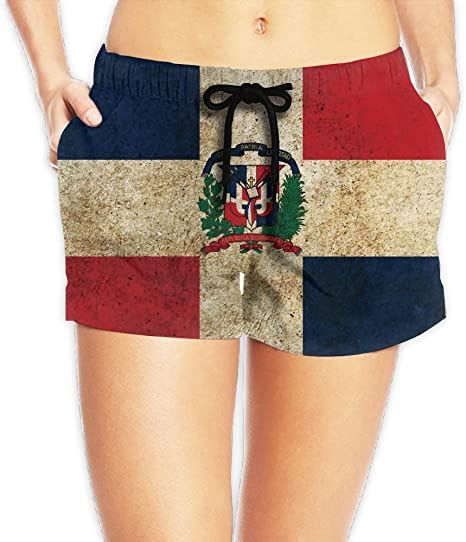 south zq summer dominican republic flag leisure boardshorts bathing suits sexy hot swimming