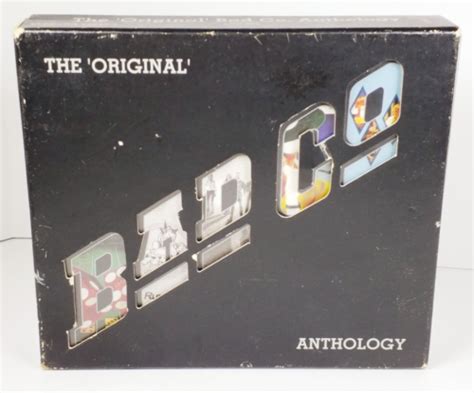 The Original Bad Company Anthology 2 Cd Set 1999 W Slipcover Bad Co