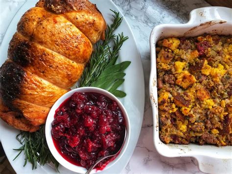 Turkey Roulade With Sausage And Cornbread Stuffing Crate Cooking