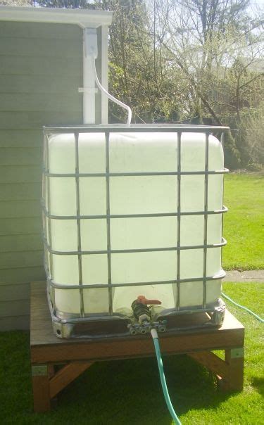275 Gallon Rain Container Rainwater Harvesting Rain Barrel Water