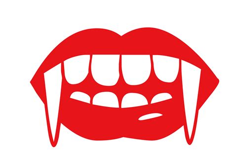 Fang Vampire Tooth Clip art - Halloween Horror lips png download - 3250 png image