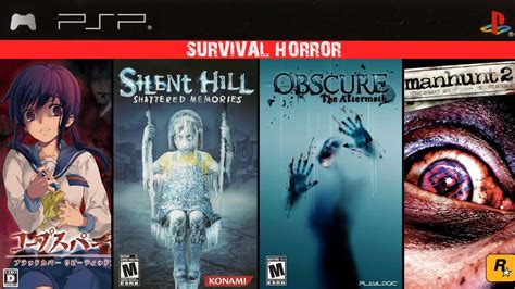 Survival Horror Games on PSP - YouTube