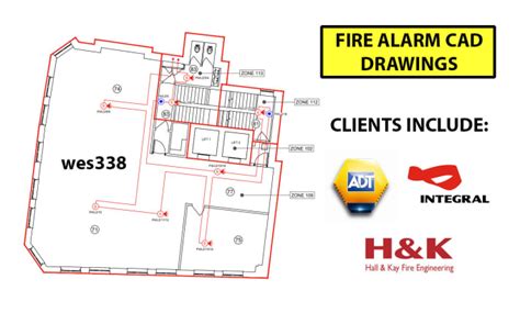 Draft Your Fire Alarm Drawings In Autocad By Wes Fiverr