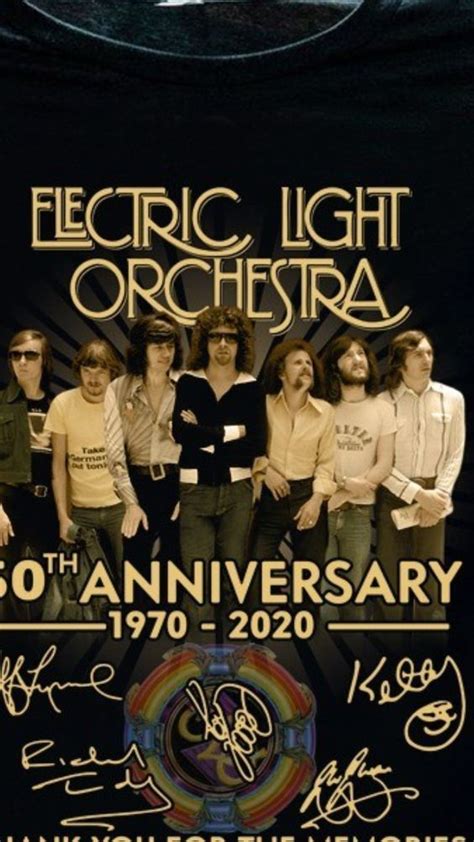 The Electric Light Orchestra Signed T Shirt For Their 50th