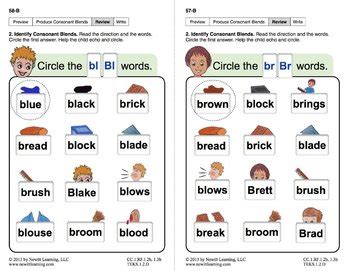 Find our complete list of blends and digraphs worksheets and resources here. Produce Consonant Blends "Bl" and "Br": Lesson 5, Book 1 (Newitt Grade 1)