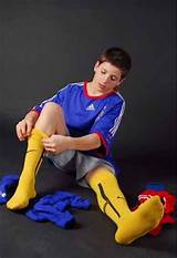 Boys In Soccer Socks Photos
