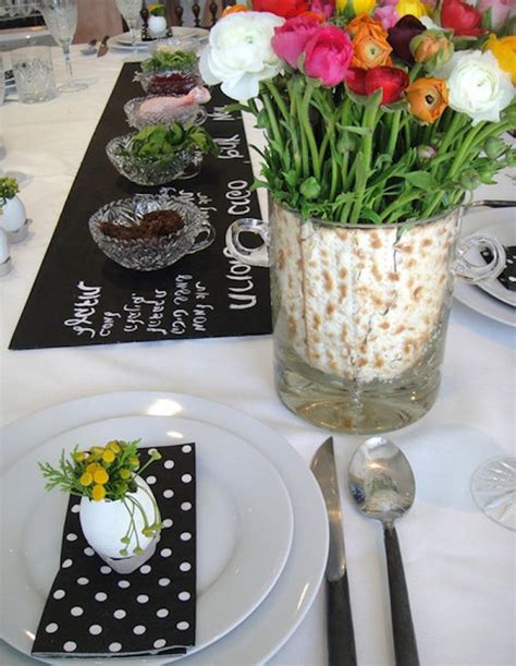 15 Beautiful Tablescape Ideas For Your Seder Dinner Brit Co Diy