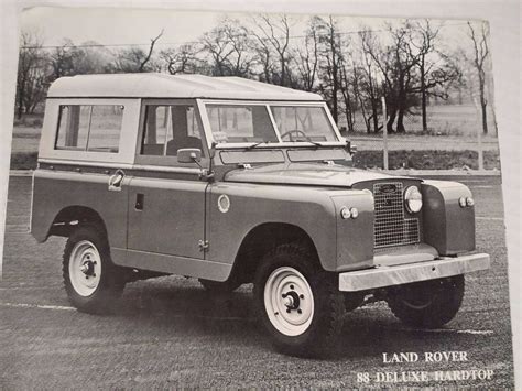 Original 1968 Land Rover 88 Deluxe Hardtop Dealership Brochure